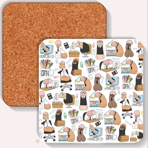 Office Willies Coaster